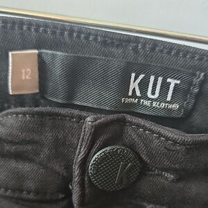 Kut from the Kloth Women's Black Ankle Jeans